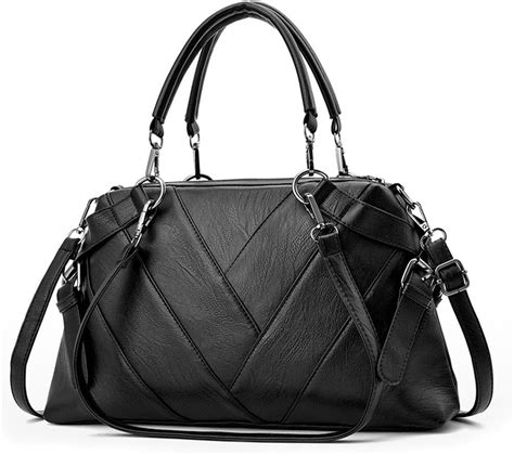 Bolso Beau De Piel Negro .